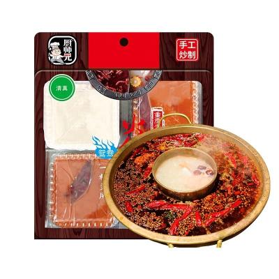 China Hot pot base 320g Mandarin Duck Hot Pot Base Instant Steamboat Hot Pot Soup Base Seasoning Sichuan Flavor Hotpot Condiments for sale