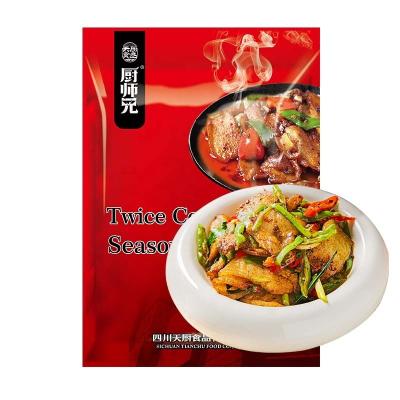 China Pickled China food seasoning 60g*2 bags delicious spicy twice cooked pork condiment manufacturer price Chinese food seasoning sauce for sale