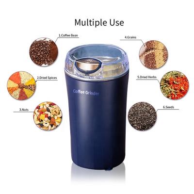 China Household New Design Customized Color Borosilicate Mini Glass Manual Coffee Grinder Set Black White Case Power for sale