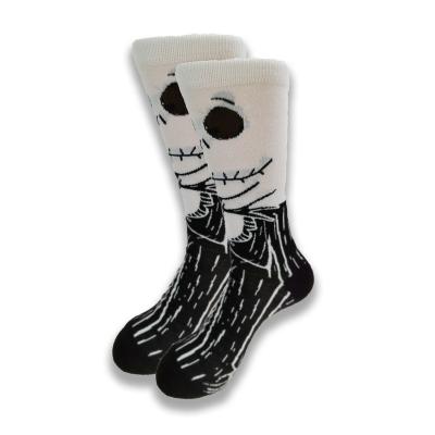 China Antibacterial Horror Movie Characters Spring Style Skateboarding Mens Socks Custom Socks for sale