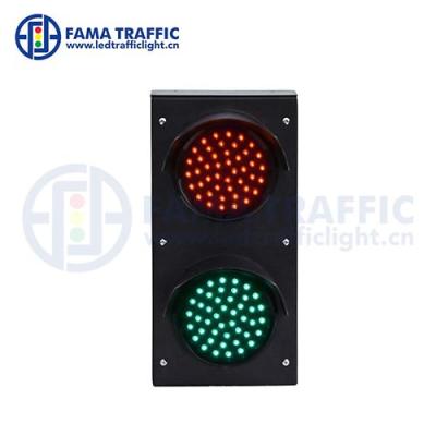 China PC 3 Year Warranty 100mm Plastic Anti-UV Red Green LED Traffic Lights Light Manufacturer for sale