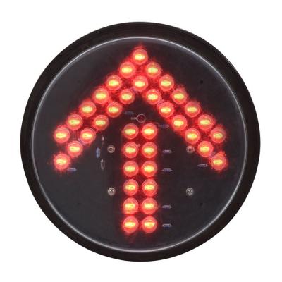 China PC Moudle Plastic Anti-UV High Quality FAMA 200mm Led Arrow Traffic Light Red Module for sale