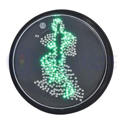 China PC Plastic Anti-UV Traffic Light Led Running Traffic Lights 200mm LED Pedestrian Traffic Light Module for sale