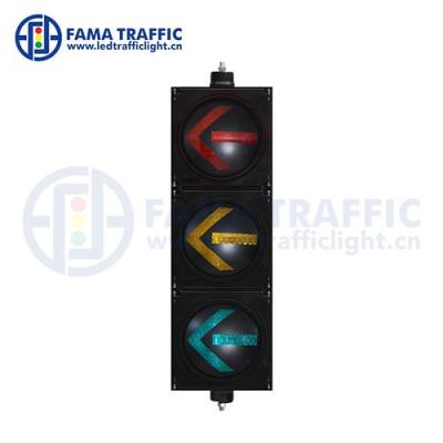 China Plastic Factory 200mm PC 16 Years Flux RYG Arrow LED High Traffic Light Yellow Green Red Anti-UV for sale