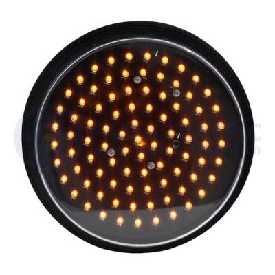 China PC Plastic Traffic Light Module 200mm Ball LED Anti-UV Yellow Traffic Lights Module for sale