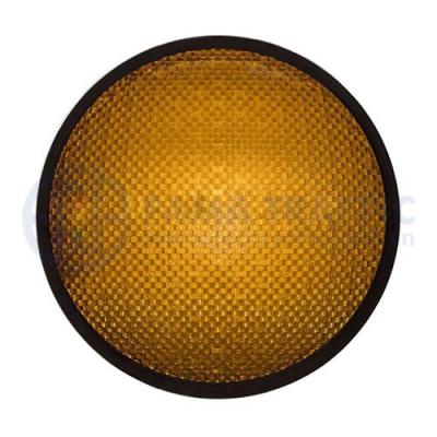 China Wholesale Price 200mm PC Traffic Light Plastic Anti-UV Module High Flux LED Yellow Traffic Light Module for sale