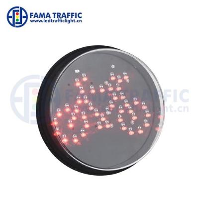 China PC Bicycle LED Traffic Light Module 200mm Traffic Light Module 200mm Plastic Anti-UV Red Red 200mm Module for sale