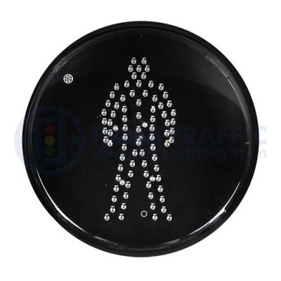 China Red Static /200mm Pedestrian Traffic Light PC Light Wholesale Anti-UV Plastic Traffic Light Static Module for sale