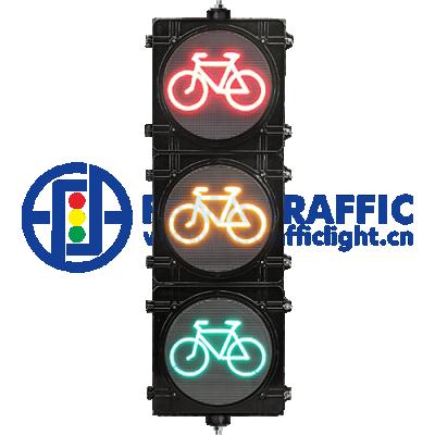 China PC Plastic High Power 300mm Traffic Light Fast Delivery Anti-UV High Spring RYG Bicycle LED Traffic Light for sale