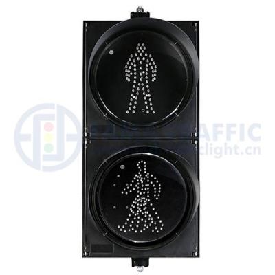 China Plastic Anti-UV PC Traffic Light Light 300mm Traffic Light Dynamic Pedestrian Traffic Light for sale