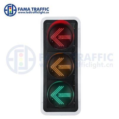 China Wholesale PC Plastic Anti-UV FAMA Traffic Light 400mm Arrow Light 400mm Green Yellow Red Red Arrow Signal Light for sale