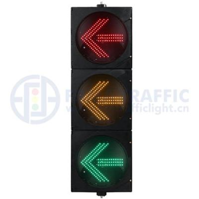 China PC FAMA Plastic Traffic Arrow 400mm Red Yellow Green Anti-UV Traffic Lights Light for sale