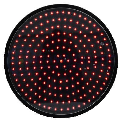 China PC Factory Price Anti-UV Plastic Red Traffic Light Module 400mm Ball LED Traffic Lights Module for sale