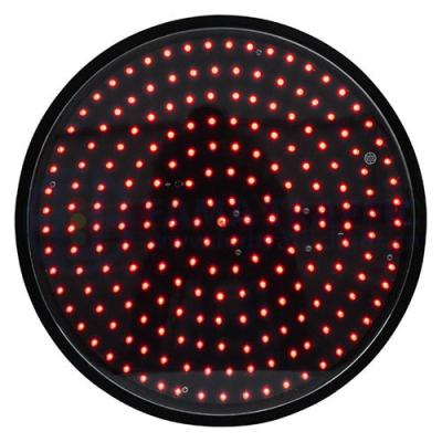 China PC Traffic Module Custom 400mm Anti-UV Plastic Red Led Ball Red Red Traffic Lights Module for sale