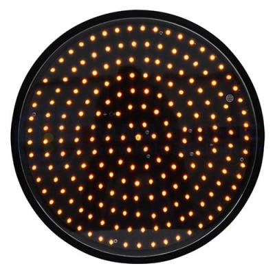 China PC Factory Price Traffic Light Module 400mm Plastic Anti-UV Yellow Ball LED Traffic Lights Module for sale