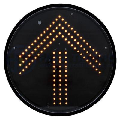 China Plastic Anti-UV Yellow PC LED Traffic Light Module 400mm Arrow LED Traffic Light Module for sale