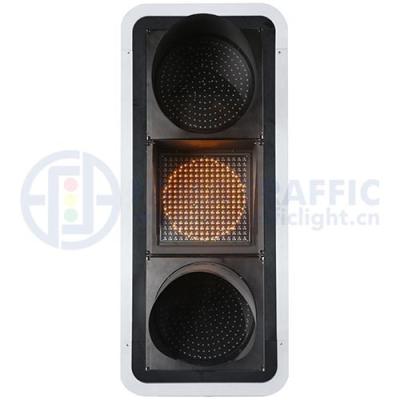 China Full PC Traffic Safety Light 400mm LED Ball Plastic Anti-UV Traffic Lights With Matrix Countdown Timer for sale