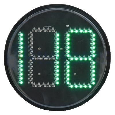 China PC 300mm Plastic Anti-UV Two And Two Color Half Digit LED Countdown Meter for sale