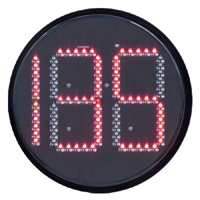 China PC Plastic Anti-UV Best Price Led Traffic Countdown Timer 300mm Two And Half Digit Bicolor LED Countdown Meter for sale