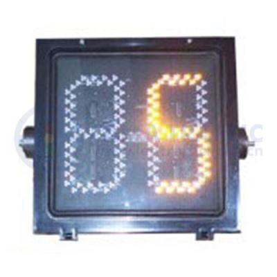 China PC LED 400mm Traffic Light Countdown Meter Traffic Light Anti-UV Plastic Smart Tricolor Timer for sale