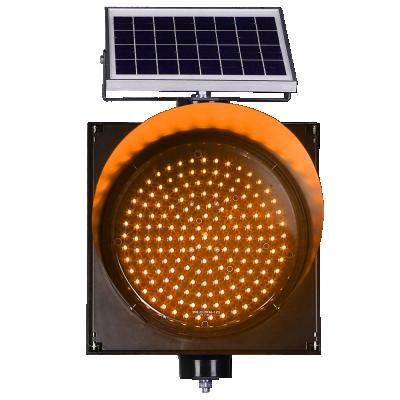 China PC Plastic Traffic Light Module 300mm Anti-UV Slow Led Yellow Warning Light for sale