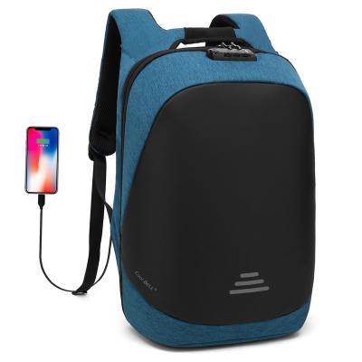 China With arket polyester durable waterproof travel USB anti theft bag laptop backpacks usb for outdoor business for sale