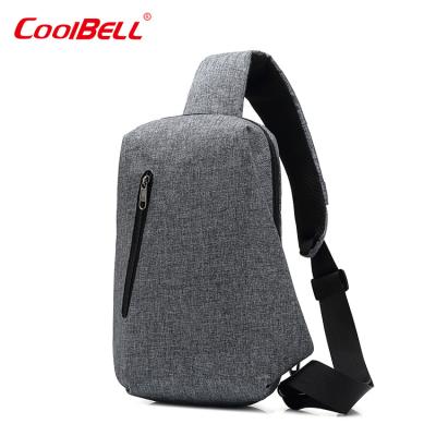 China High Quality Cool Bell Mens Casual Single Shoulder Cross - Body Sports Bags Pocket Waist Teens Chest Bag Anti Theft for sale