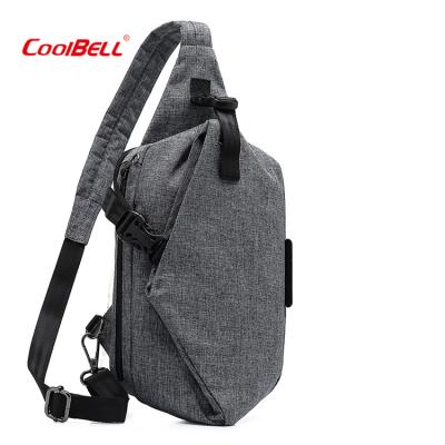 China High Quality Fashion Fresh Stylish Men's Bell Gym Chest Bags Mens Sling Bag Good Quality Sports Climbing Running Chest Bag for sale