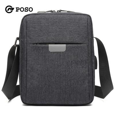 China 9.7 Inch USB Tablet Notebook Bag Night Sling Bag Reflective Cool Durable Cool Cross Bell - Body Messenger Bag For Man for sale