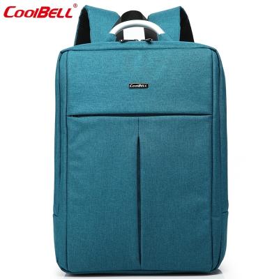 China New Ladies Business School Leisure Multifunctional Blue Green Laptop Bag Waterproof Wholesale Custom Laptop Backpack for sale