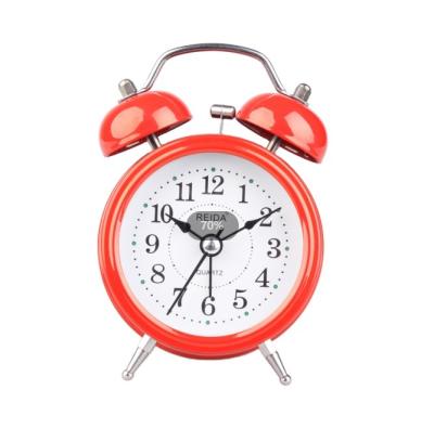 China Twin bell radio alarm clock is fashionable, cool, simple and quiet sweeping motion for sale