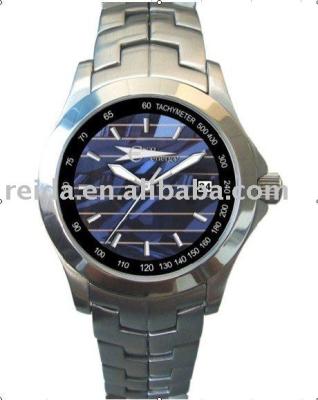 China Power Reserve Solar Power Radio Controlled Watch for sale