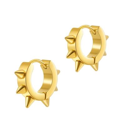 China Fashion punk rivets new stainless steel stud earrings personality stud earrings wholesale for sale