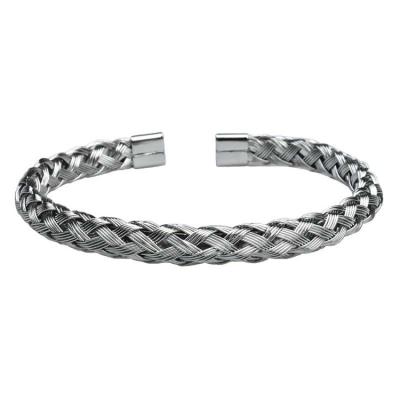 China Factory Outlet Casual / Sporty Braided Bracelet Stainless Steel Gold Plated Jewelry Stainless Steel Bracelet for sale