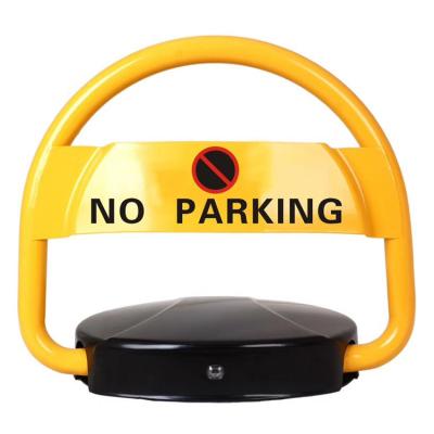 China Avoid Theft Factory Outlet Reserved Yellow Foldable Waterproof Automatic Equipment Barrier Smart Car Parking Lock for sale