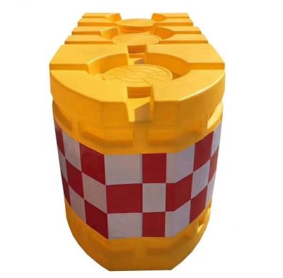 China Road vessel style cold and hot heavy duty traffic safty barrels with water filling for sale