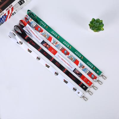 China Promotion/Advertising/Gift/Decoration Customized Polyester Sublimation Printing Wholesale High Quality Lanyard for sale