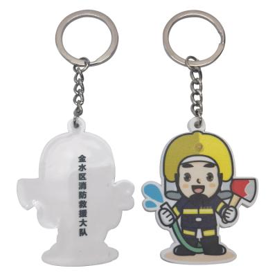 China Creative High End Custom Personal 3D Soft PVC Key Holder Key Chain For My Hero Designer for sale