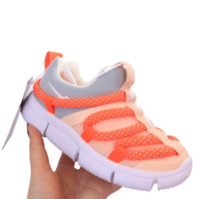 China Deodorization Stylish Children's Casual Shoes With Soft Orange Soles And Breathable Air for sale