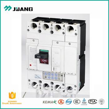 China Electrical moulded case circuit breaker current 100A~630A adjustable high breaking capacity for sale