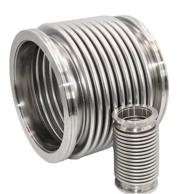 China SUS316L SUS304 KF 304 Stainless Steel Vacuum Fittings Weld Flange Bellows Bellow ISO100 Sanitary for sale