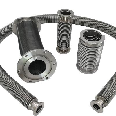 China Vacuum Use Stainless Steel Compression Fit Vacuum Welding Flexible Bellow Pipe for sale