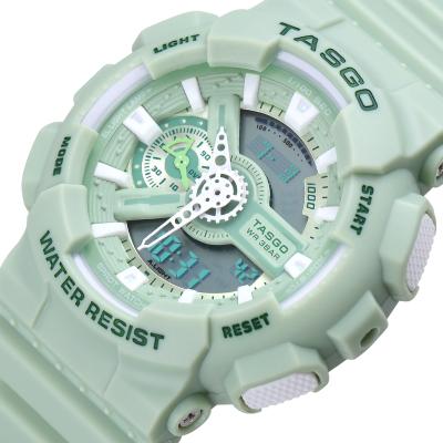 China Hot Selling Automatic Date Boys And Girls Candy Color Sport Watches 2020 Fashion Multi Functional Dual Movement Analog Digital Watches for sale