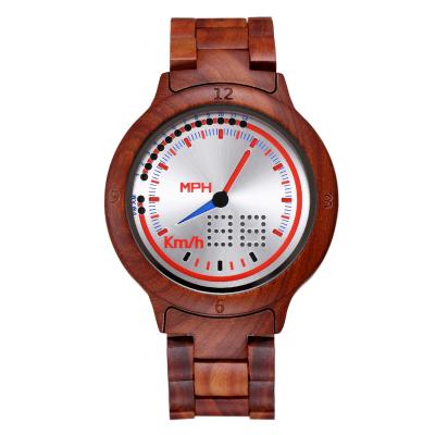 China shifenmei S5611 unisex colorful bamboo watch custom made natural bamboo watch led digital watch for sale