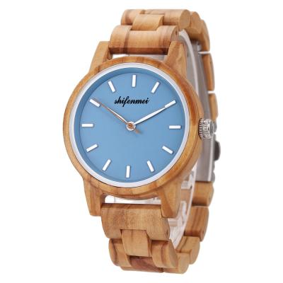 China Non-specific Popular Popular Hot Selling Mimimal Wooden Wrist Watch Simple Watch Quartz For Men And Women for sale