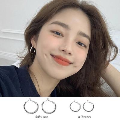 China The other fashion fresh wind earrings summer minority earrings student Earrings 2021 simple ring earrings new female for sale