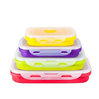 China Novelty Personalized Silicone Lunch Box For Outlet For Adult For Kids for sale