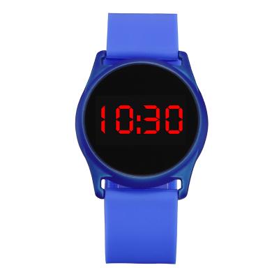 China Newest Day/Date Silicone Touch Screen Alloy Case Led Digital Wrist Watch for sale