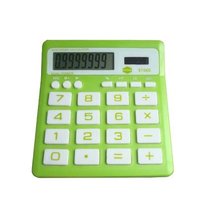 China Basi General Purpose Cheap Desktop Calculator Small Solar Powered Kids Love Calculator for sale