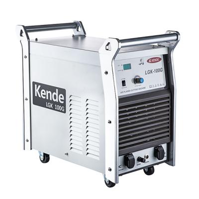 China Stainless Steel KENDE Heavy Industrial Cutting Using 100% DC IGBT CUT100 Technology CNC AIR Duty Cycle LGK100 Plasma Cutter Cutting Welding Machine for sale